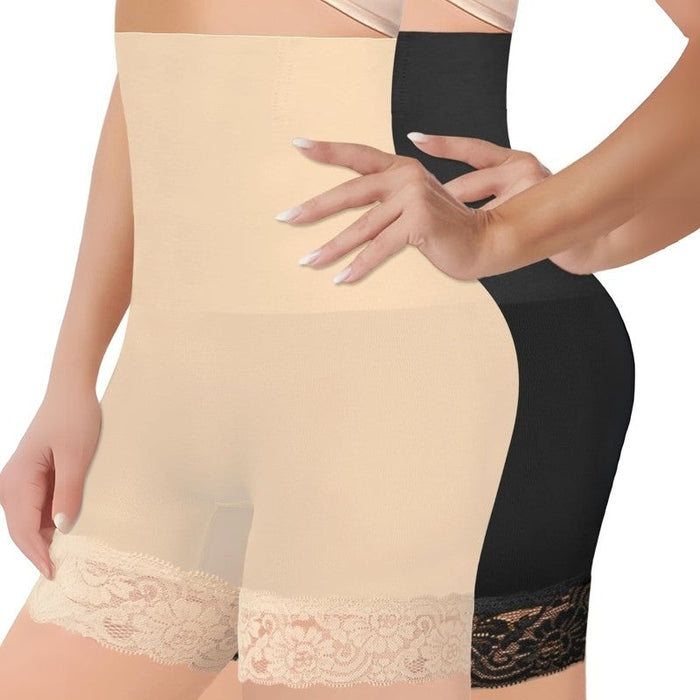Lace Design Compression Shorts For Smooth Fit And Comfortable Support