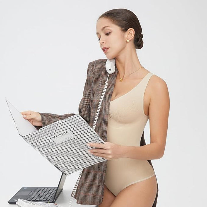 Seamless One Piece Bodysuit For Sculpted Support