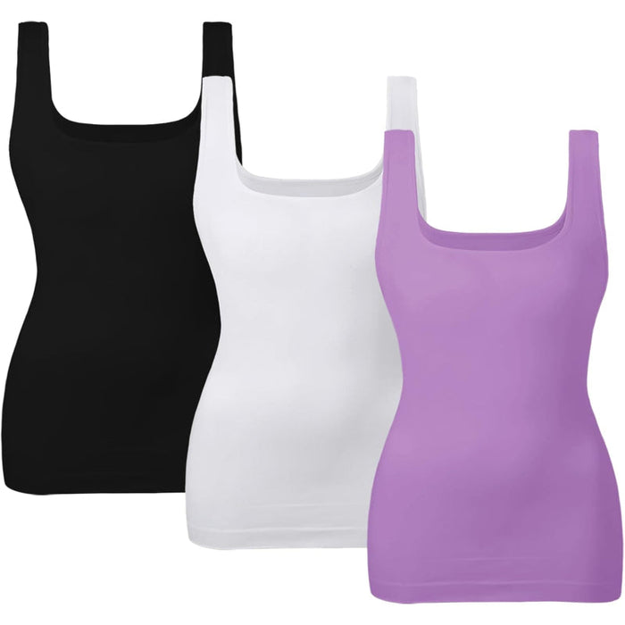 3 Pack Tank Top For Seamless Shaping And Support