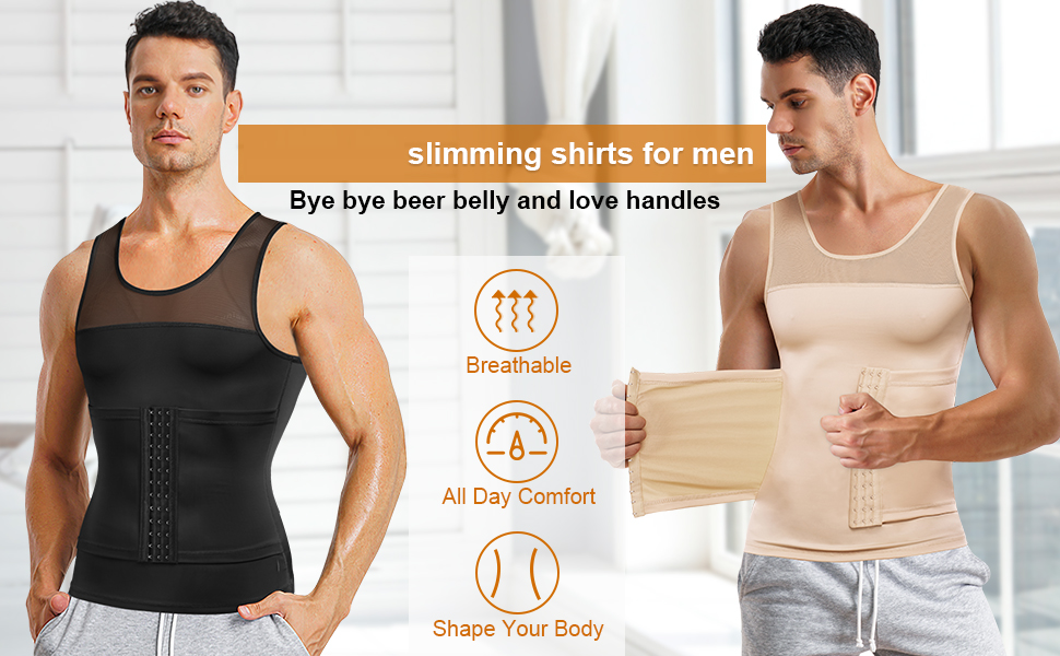 Men's Body Shaper Vest Sleeveless