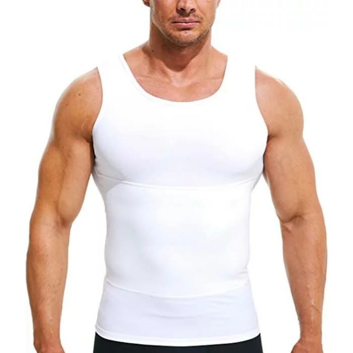 Men's Slimming Undershirt Body Shaper Vest